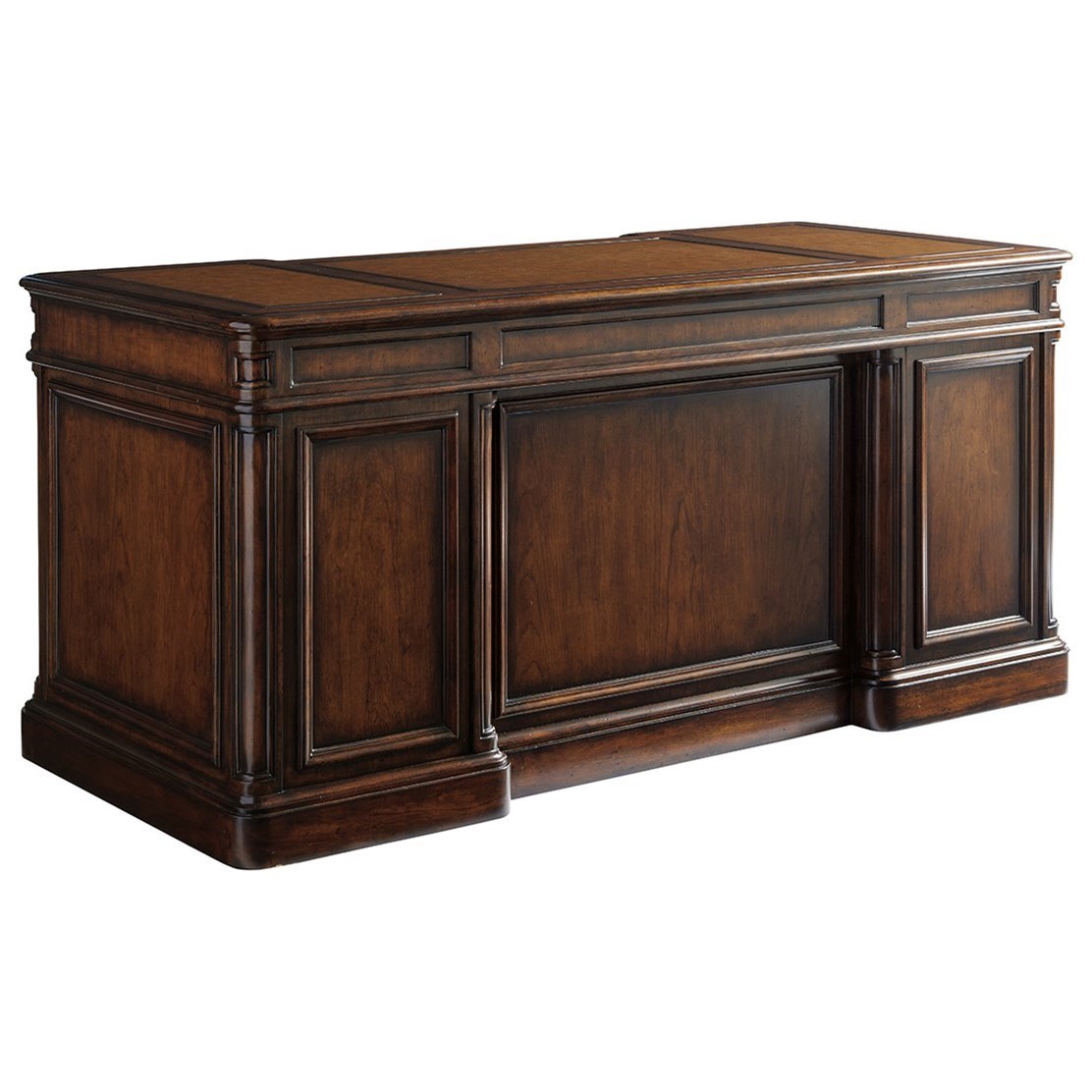 Sligh Richmond Hill Executive Desk with Faux Leather Writing